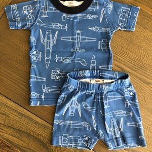 Toddler Boy Hanna Andersson Short Pajamas Airplane